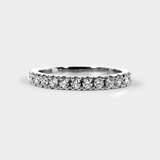 Medio cintillo 16 brillantes 0.64ct