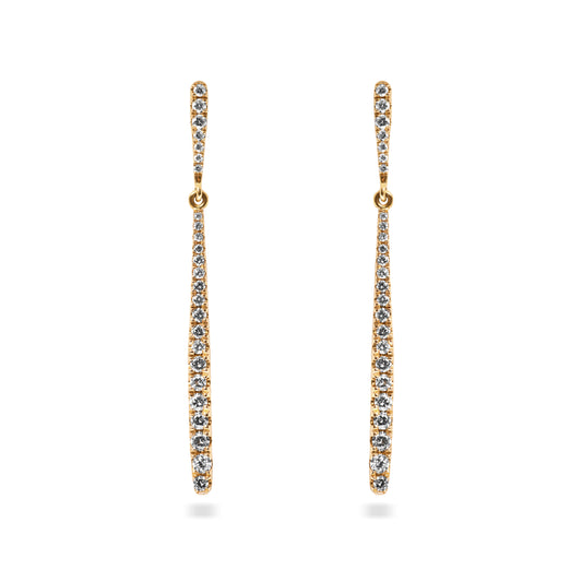 Aros gotas brillantes M