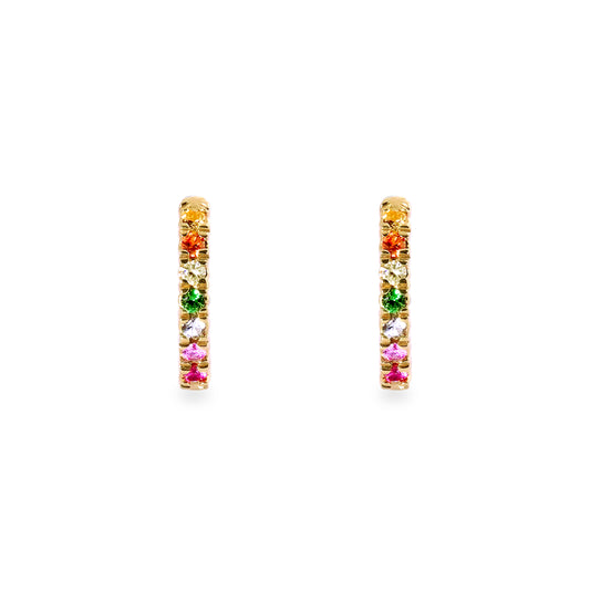 Aros media argolla multicolor