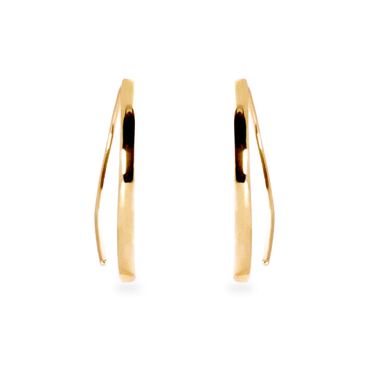 Aros colgantes placa curva
