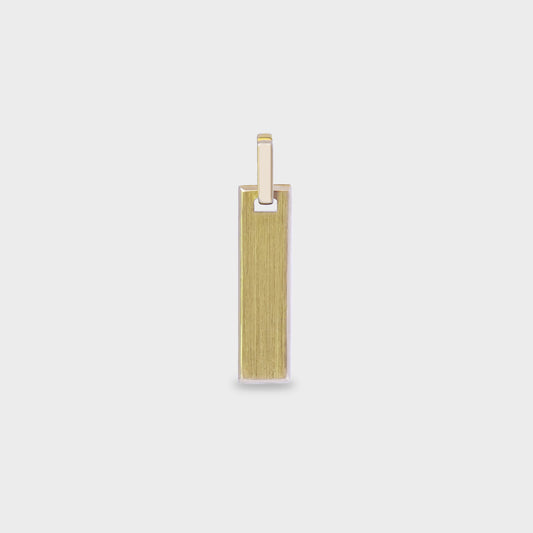 Placa rectangular con rayado