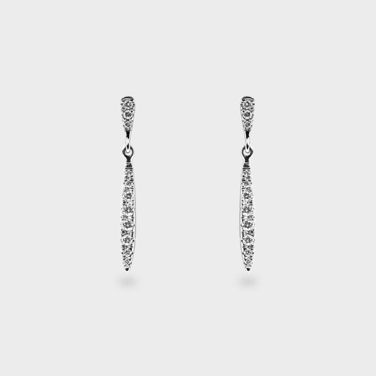 Aros gotas brillantes S