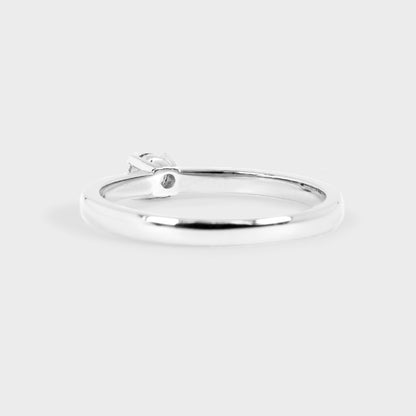 Anillo solitario 0.16ct 4 grifas