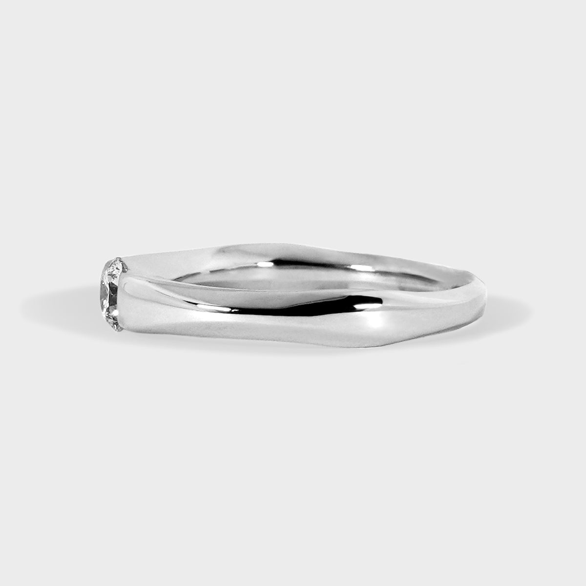 Solitario 0.26ct engaste único