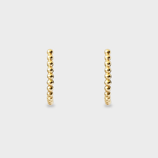 Aros arcos de esferas oro amarillo