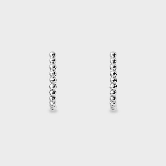 Aros arcos de esferas platino