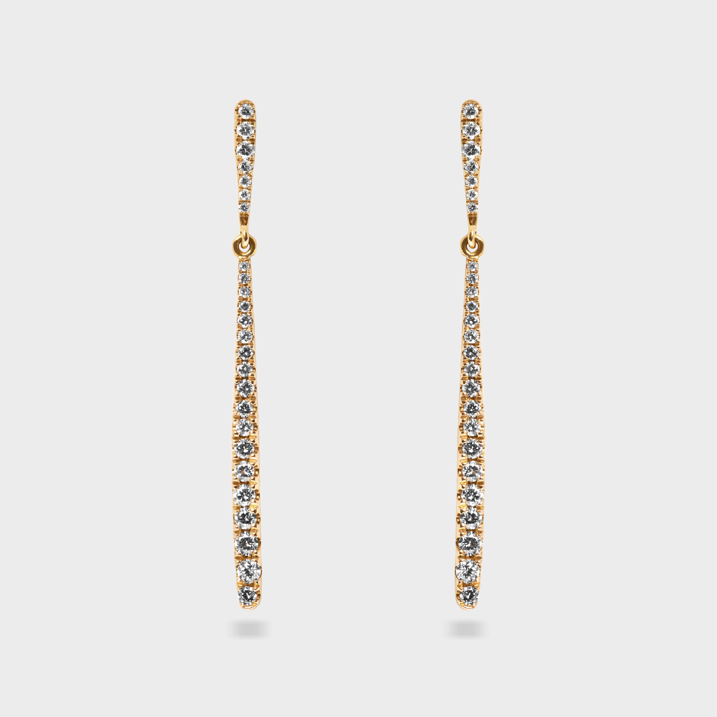 Aros gotas brillantes M – Helmlinger Joyas