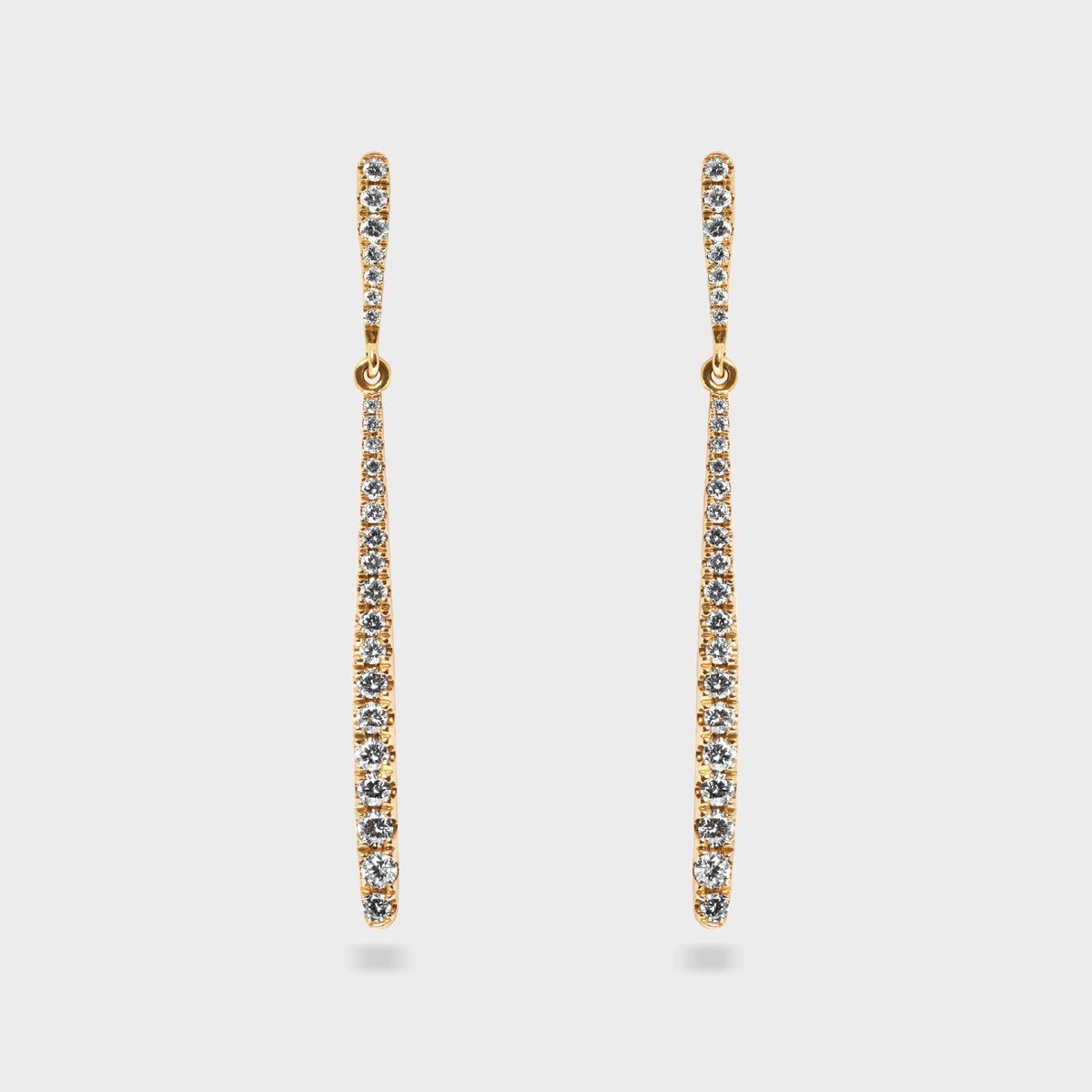 Aros gotas brillantes M