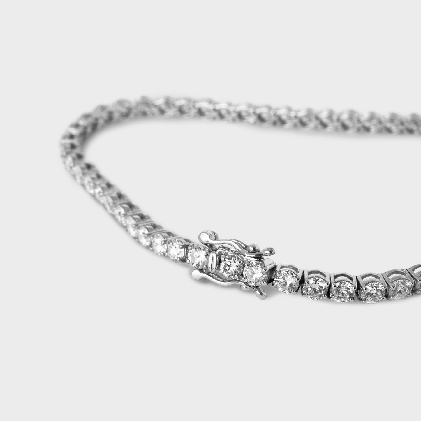 Pulsera cadeneta de diamantes 5.7ct
