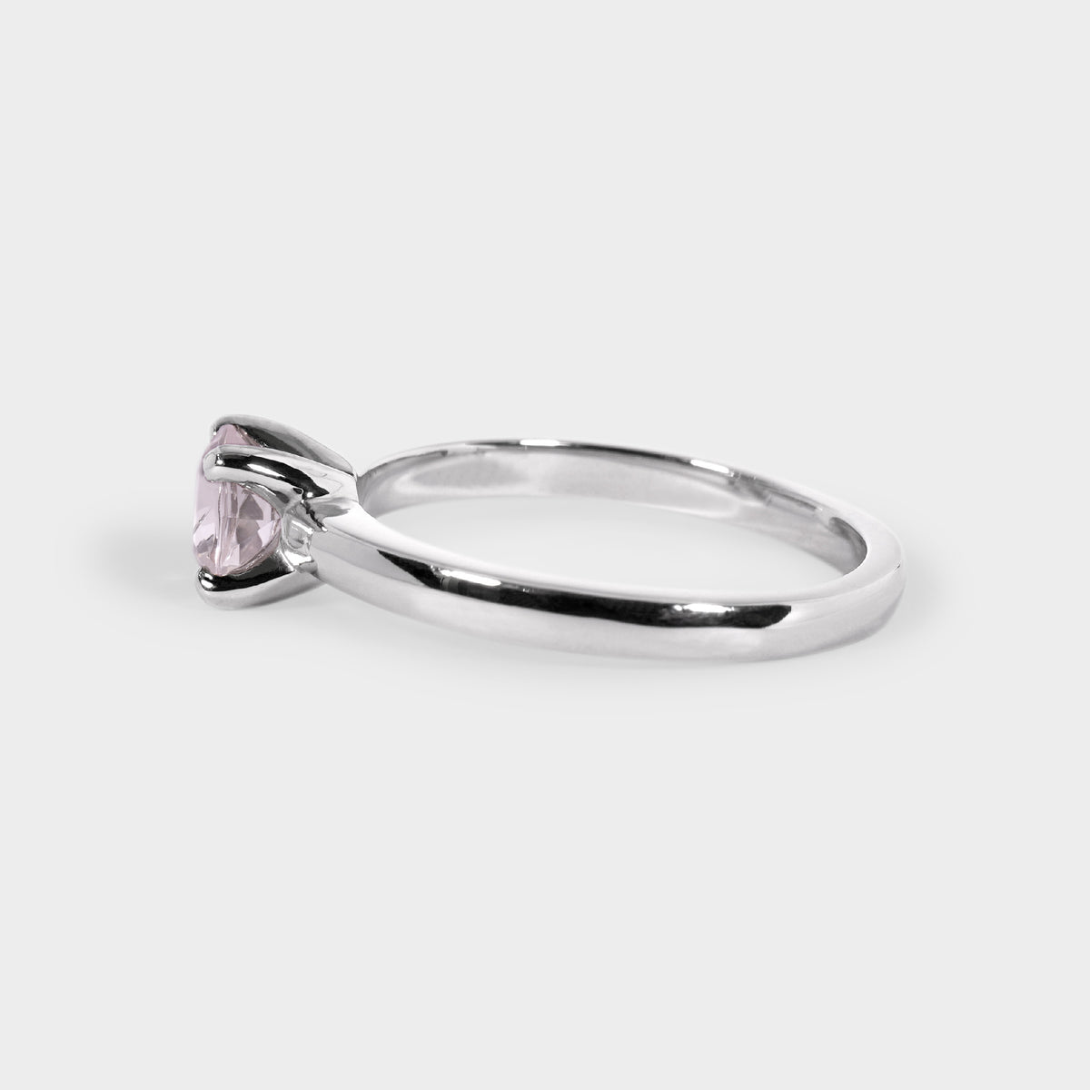 Solitario morganita corte brillante